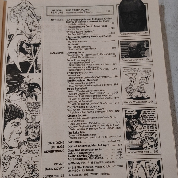 Vintage "Comics Journal" magazine - Picture 10 of 11